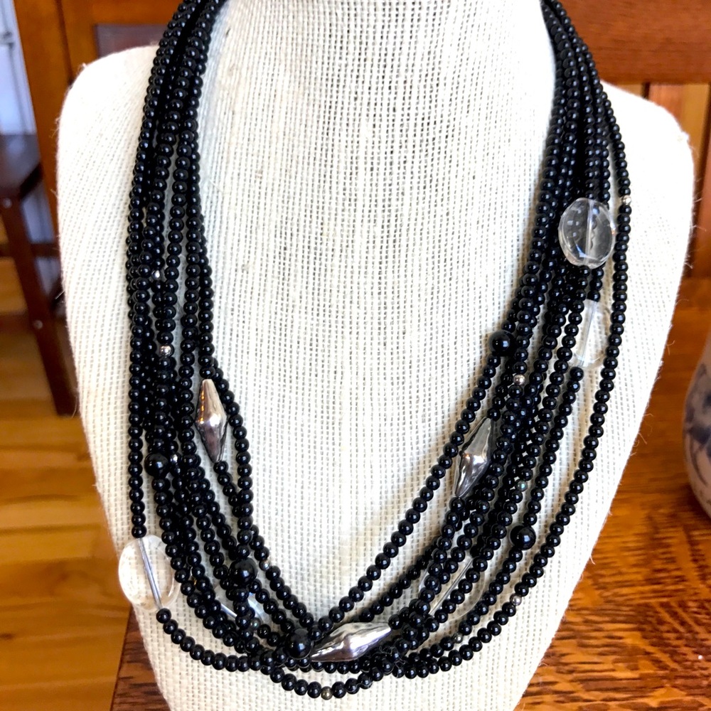 Silpada Chalcedony Glass Beaded Necklace N1793